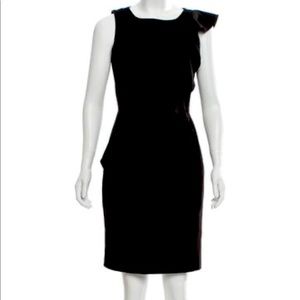 Calvin Klein Ruffled Black Dress